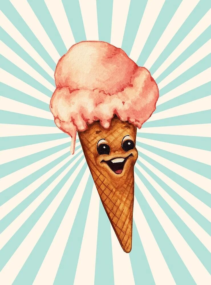 Злая мороженка. Айс Крим мороженщик арт. Веселое мороженое. Прикольное мороженое. Смешное мороженое.