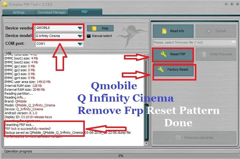 FRP reset. Сброс FRP. FRP Tool. Активатор FRP Tool. Octoplus tool