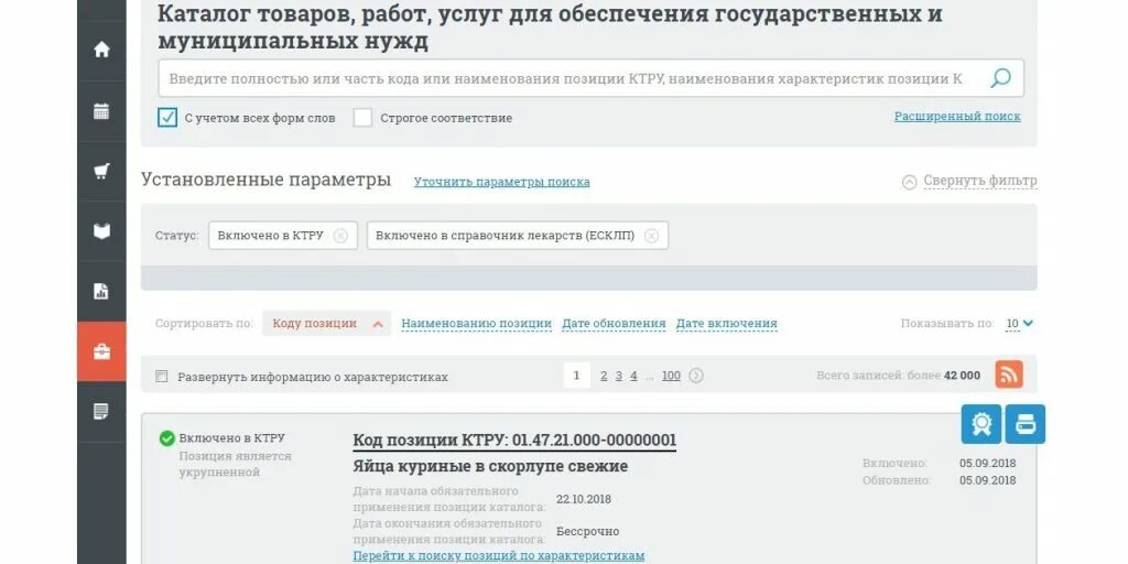 Каталог ктру. Каталог позиций ктру. Код ктру. Каталог позиций ктру. Обоснование включения дополнительных характеристик товара.