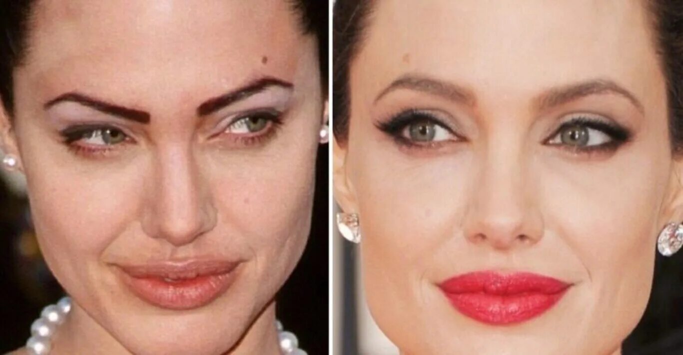 Брови меняют лицо до и после These insane celebrity brow transformations are proof that we can rebound from o