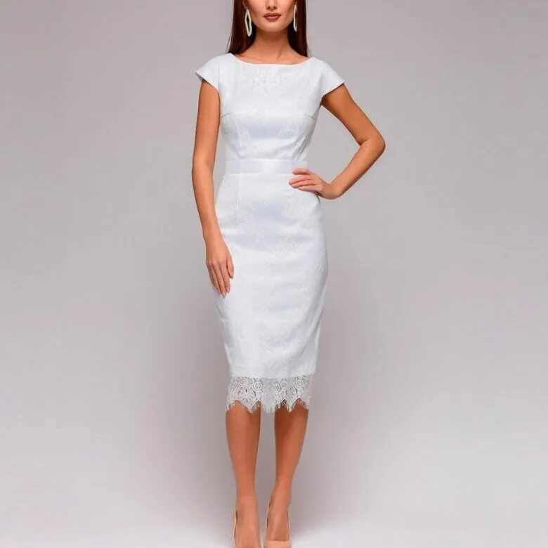 Белое интернет платье. 1001 Dress белое платье. Классическое белое платье. Белое платье футляр. Элегантное белое платье.