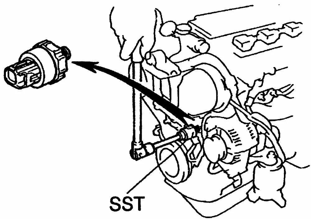 Давление масла в двигателях тойота. Датчик давления масла 1mz-Fe. Датчик давления масла 1mzfe. 1mz датчик давления масла. Датчик давления масла Тойота 1zz Fe.