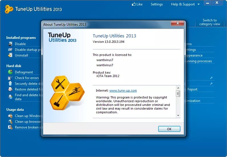 Www tune. TUNEUP Utilities 2012. TUNEUP Utilities для Windows 7. Утилита.