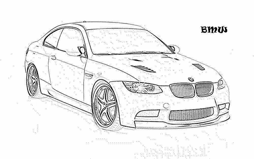 Распечатать м5. Раскраска БМВ м4. БМВ m5 e60 раскраска. BMW e60 m5 контур. Машина БМВ м5.