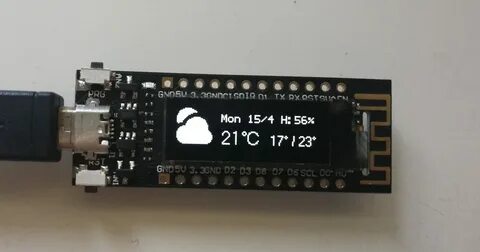 Метеостанция на esp32