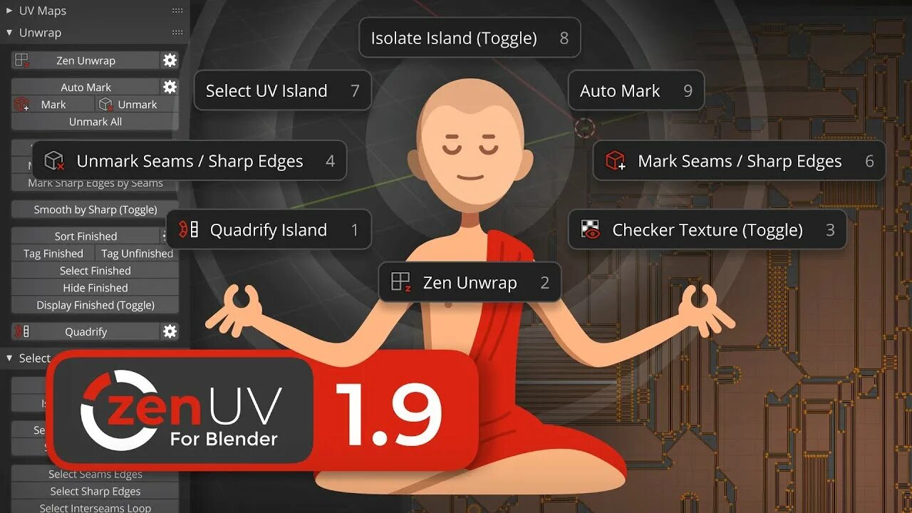 Download our free game asset guide blenderbros. Zenuv. Uv quadre islands packed addon for blender. Zen uv. Zen uv.
