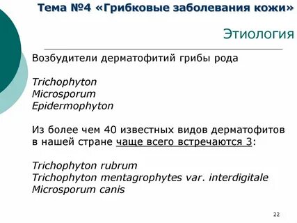 Возбудители кожи
