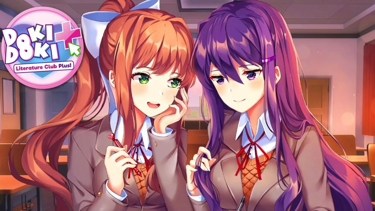 Доки доки литературный плюс. Литературный клуб. Doki doki прохождение. Doki doki literature club геймплей. Игра доки доки литературный клуб.