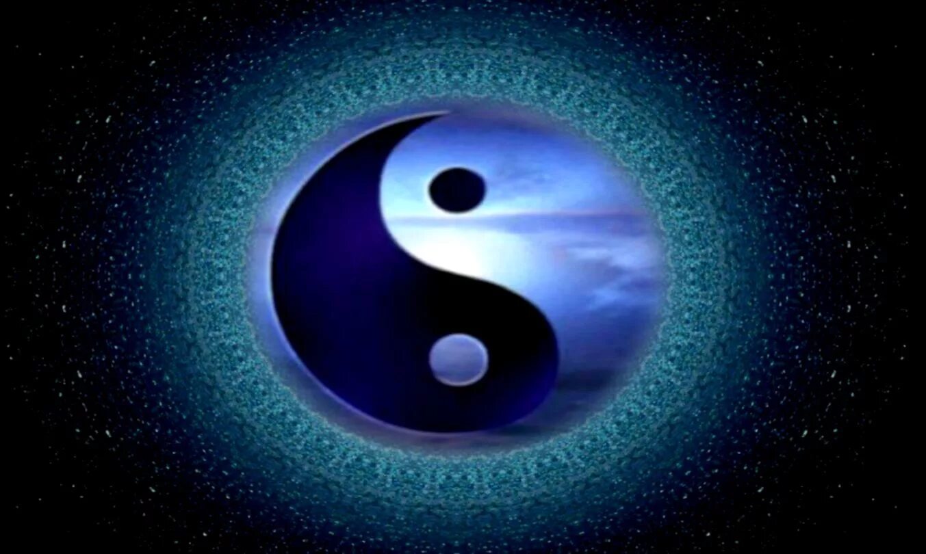 Китайская Монада Инь-Янь. Энергия Инь и Янь. Значок Инь Янь.