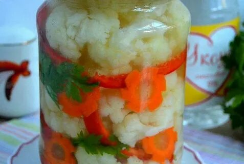 Как сделать салат из цветной капусты
