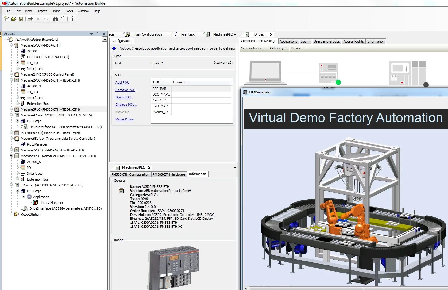 Machine builders. Machine Builder. Автоматизация АББ. Среда Control Builder ABB. Machine Builder 2.0 HYPERMILL.