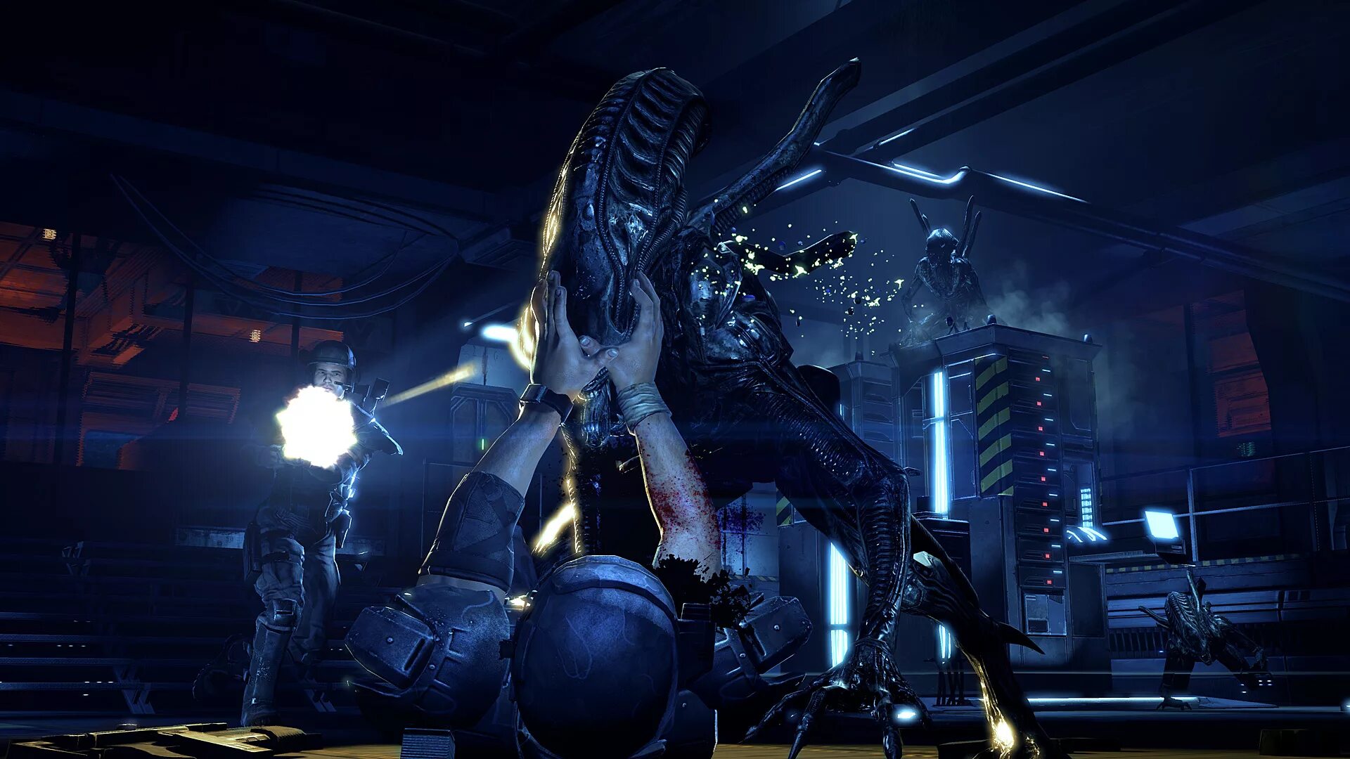 Aliens vr. Игра Aliens Colonial Marines. Aliens: Colonial Marines (2013). Aliens Colonial Marines босс. Aliens Colonial Marines Xbox 360 расширенное издание.