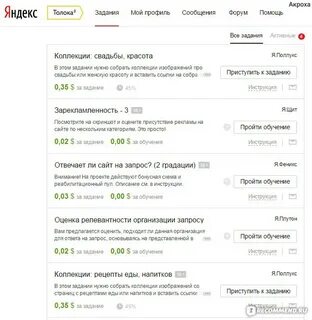 Толока сколько заработать