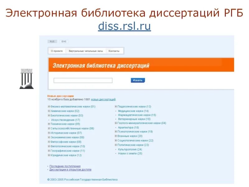 Портал электронных библиотек. Электронная библиотека диссертаций. Электронная библиотека диссертаций РГБ. Российская электронная библиотека. Электронная библиотека Российской государственной библиотеки.