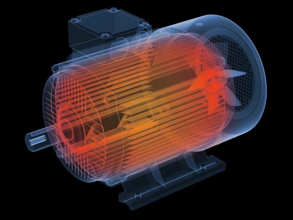 Электрический охладитель. Охлаждение электродвигателя. Жидкостное охлаждение электродвигателя. Принудительное охлаждение электродвигателя. Тепловой электродвигатель.