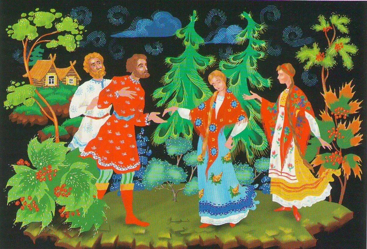 Царевна молодцы. Картины на тему фольклора. красна девица и добрый молодец. русские молодцы в народном фольклоре. картина добрый молодец и красна девица.