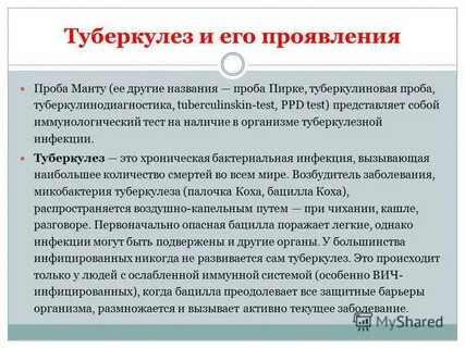 Туберкулезная проба