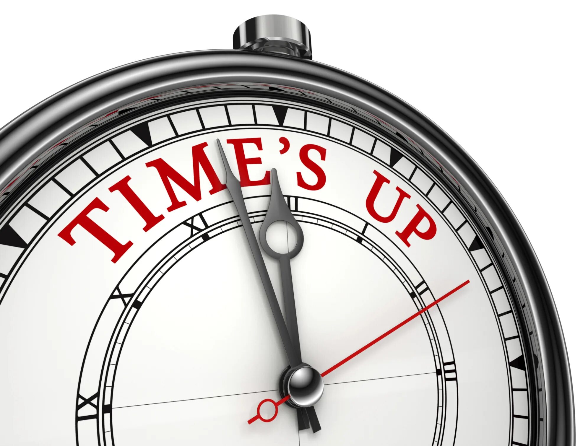 Time is up 8