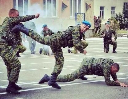 Показательные рукопашный бой