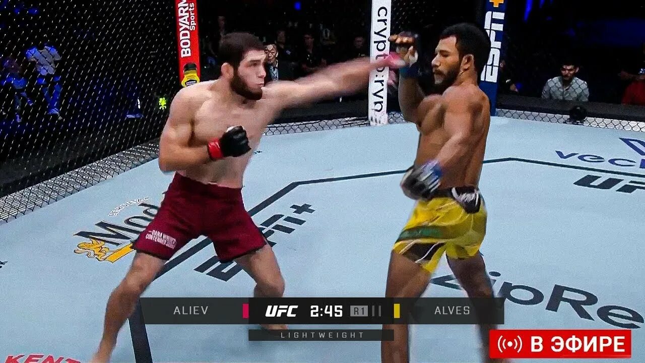 Нурулло Алиев UFC. Нурулло Алиев бой в юфс. Бой Нурулло Алиев UFC прямой.