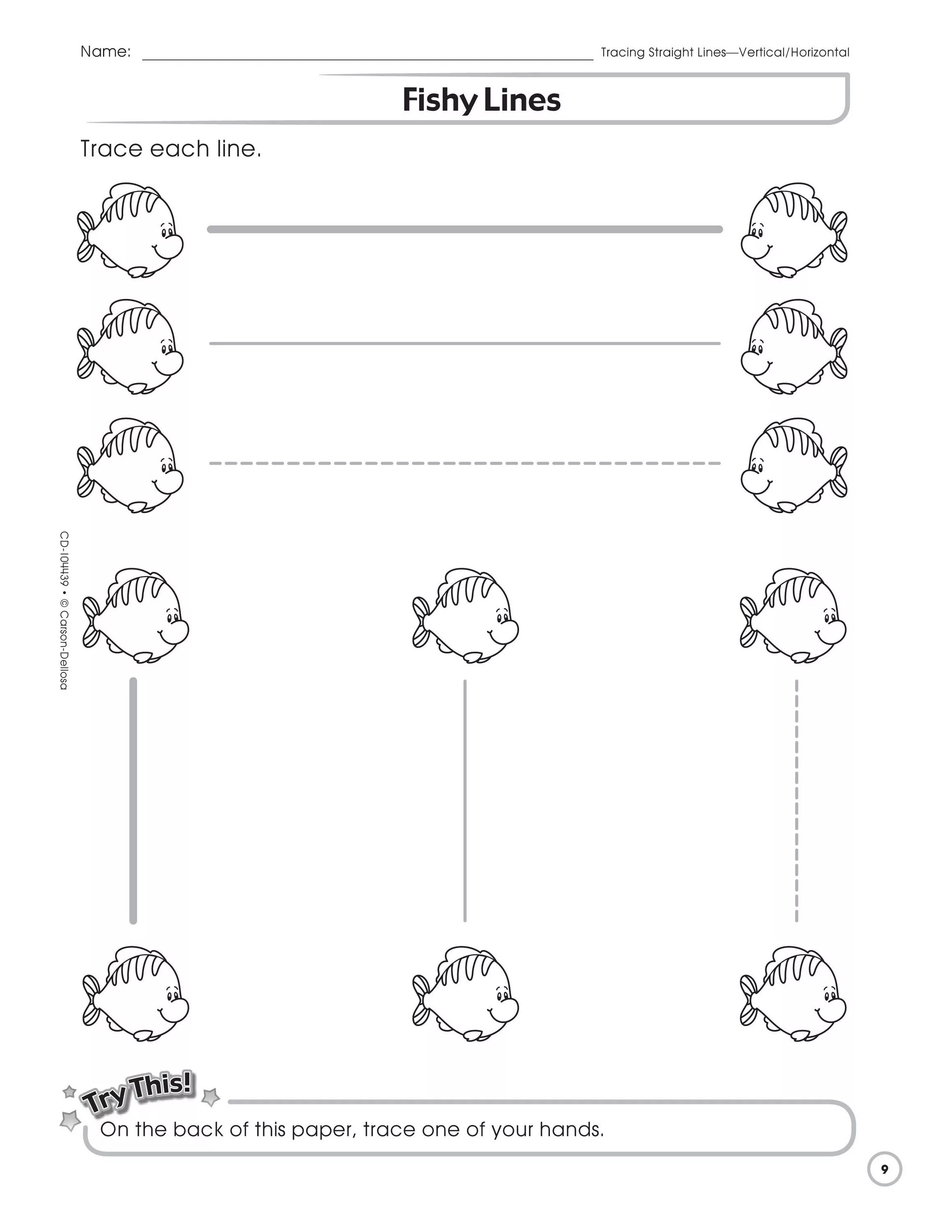 Tracing back. Lines Worksheet. Line Tracing Worksheets. Punch line Worksheet. Fish Tracing.