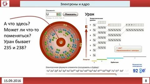 Сколько атомов урана