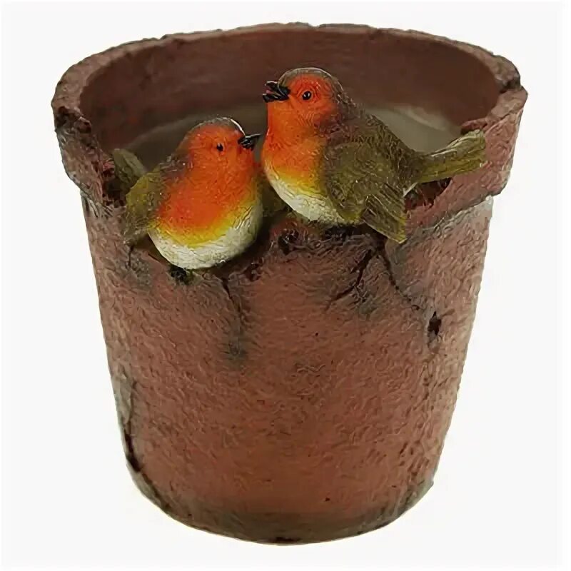 горшок "птицы" микс 8*7см. горшок с птичкой. воробей под горшок. птица в горшочке. кашпо для цветов птичка.