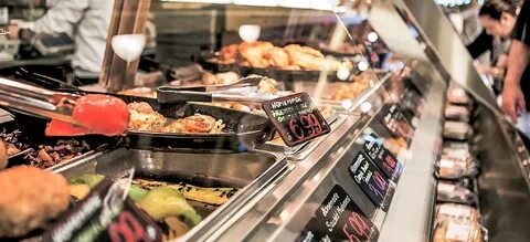 The supermarket is the restaurant