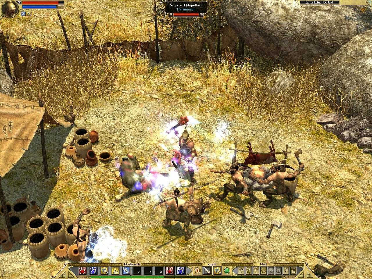 Какие игры в титане. Titan Quest screenshot. Менестей Titan Quest. Sarissa Titan Quest. Titan Quest драконолич.