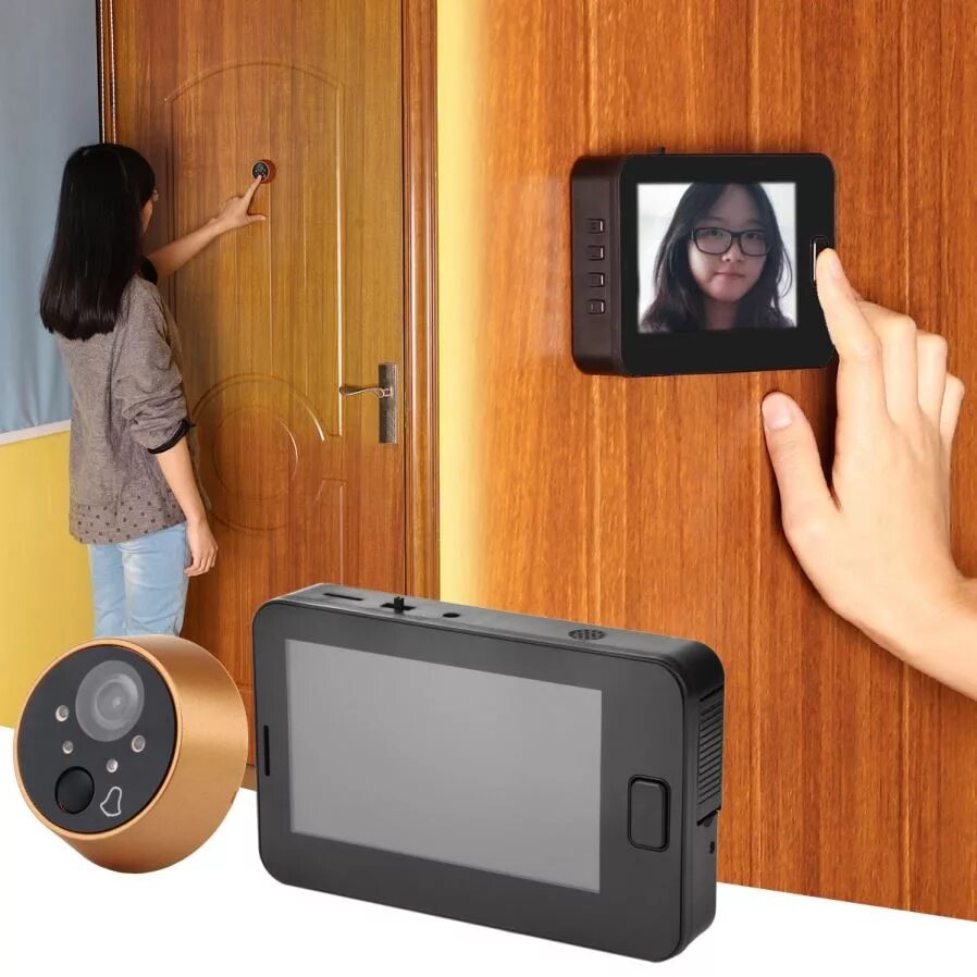 Видео дверной глазок. Видеоглазок с монитором Evology vd223ae. Вай фай видеоглазок для входной двери. Smart Home m10 видеоглазок.