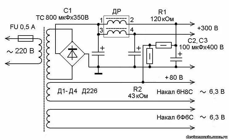 Блок питания лампового усилителя. Блок питания лампового фонокорректора схема. Дроссель для лампового усилителя 4h. Блок питания на ТС 270 для лампового усилителя. Схема фильтра источника питания лампового усилителя.