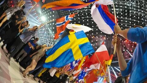 Парад флагов на играх