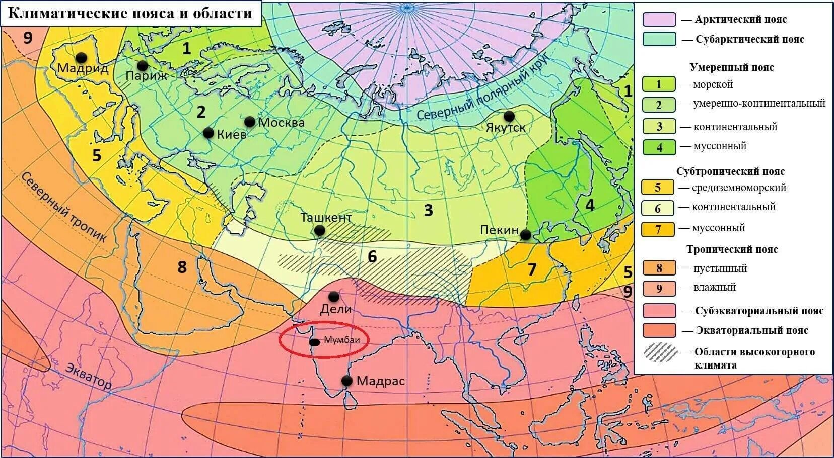 Карта климатических поясов Евразии. Климатические пояса и области Евразии карта. Карта климатических зон Евразии. Климатическая карта Евразии климатические пояса.