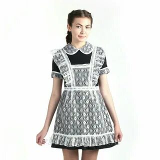 Платья с фартуком на последний