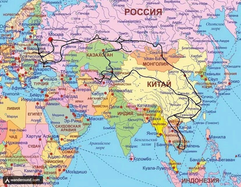 Какие страны евразии входят в десятку крупнейших. Политическая карта Евразии со странами крупно на русском. Политическая карта Евразии со странами и столицами. Карта Европы и Азии со странами крупно на русском. Политическая карта Евразии со странами крупно.