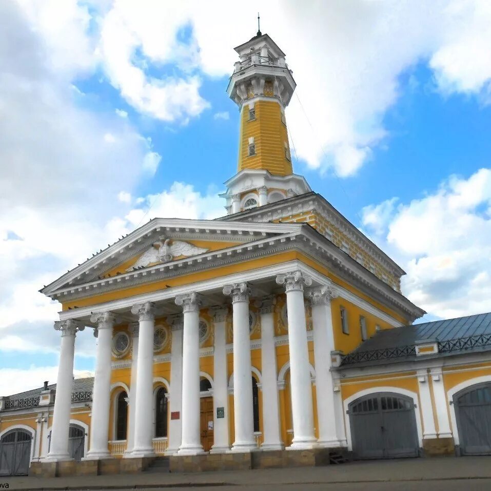 Пожарная каланча Кострома. Городской округ город Кострома. Кострома достопримечательности Костромы. Музей пожарная каланча Кострома.