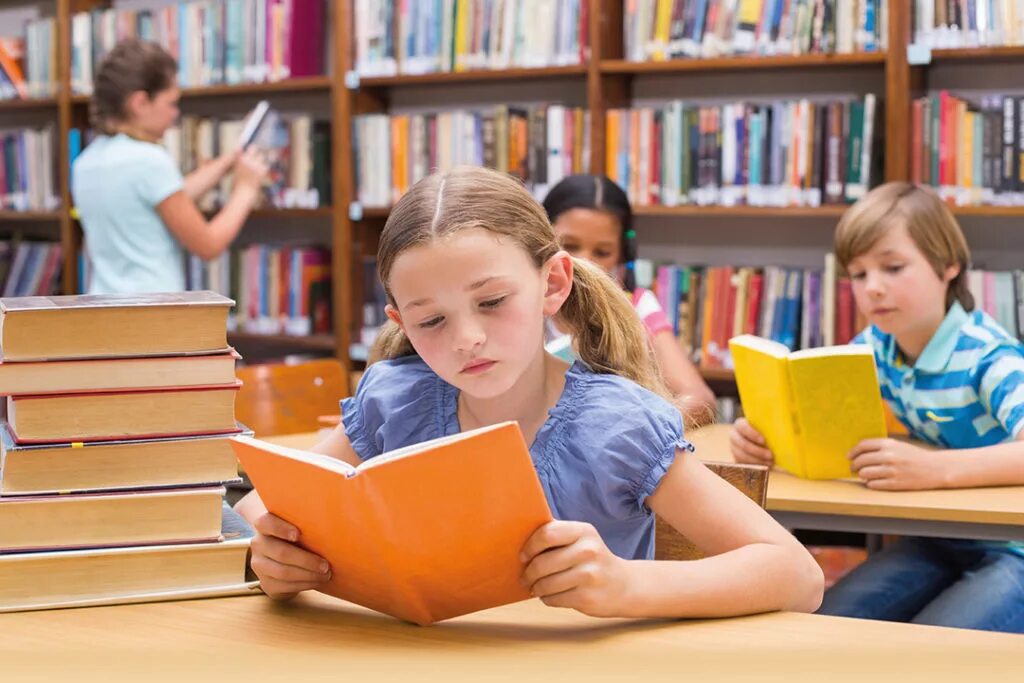 I to the library tomorrow