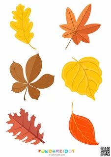 Printable Autumn Leaves Outline Templates for Kids Craft Autumn leaves craft, Le