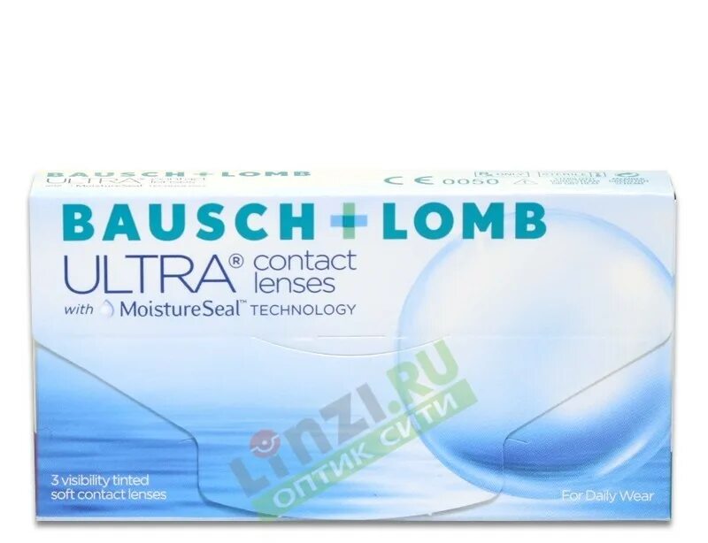 Bausch+Lomb Ultra® (6 линз в упаковке). Ultra (3 линзы) (8.5, +6,00). Ultra (3 линзы) (8.5, +5,50). Ultra (3 линзы) (8.5, +0,50).