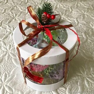 Новогодние коробки для подарков своими руками
