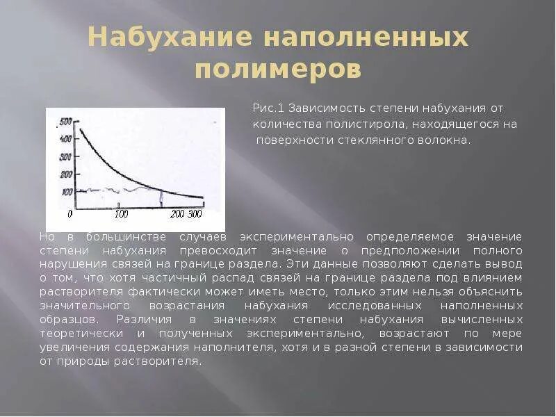 Степень набухания. Набухание полимеров. Кинетика набухания полимеров. Стадии набухания полимера. Набухание биополимеров