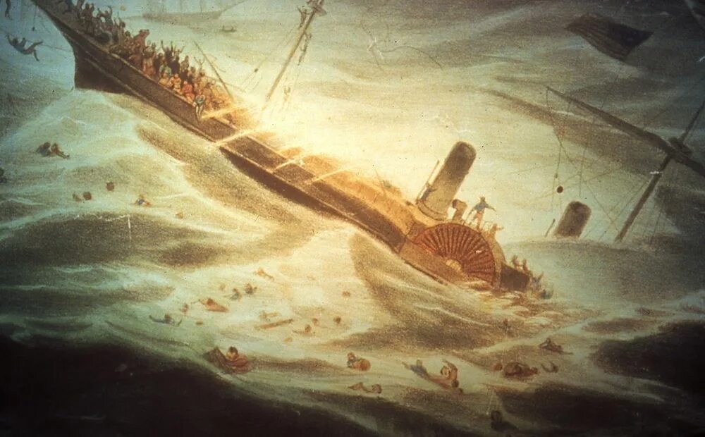 Sinking back