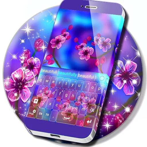 Cherry hack. Клавиатуры цветы для телефона. Flowers in Keyboard. Цветы на клавиатуре фото.