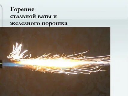 Горение кальция