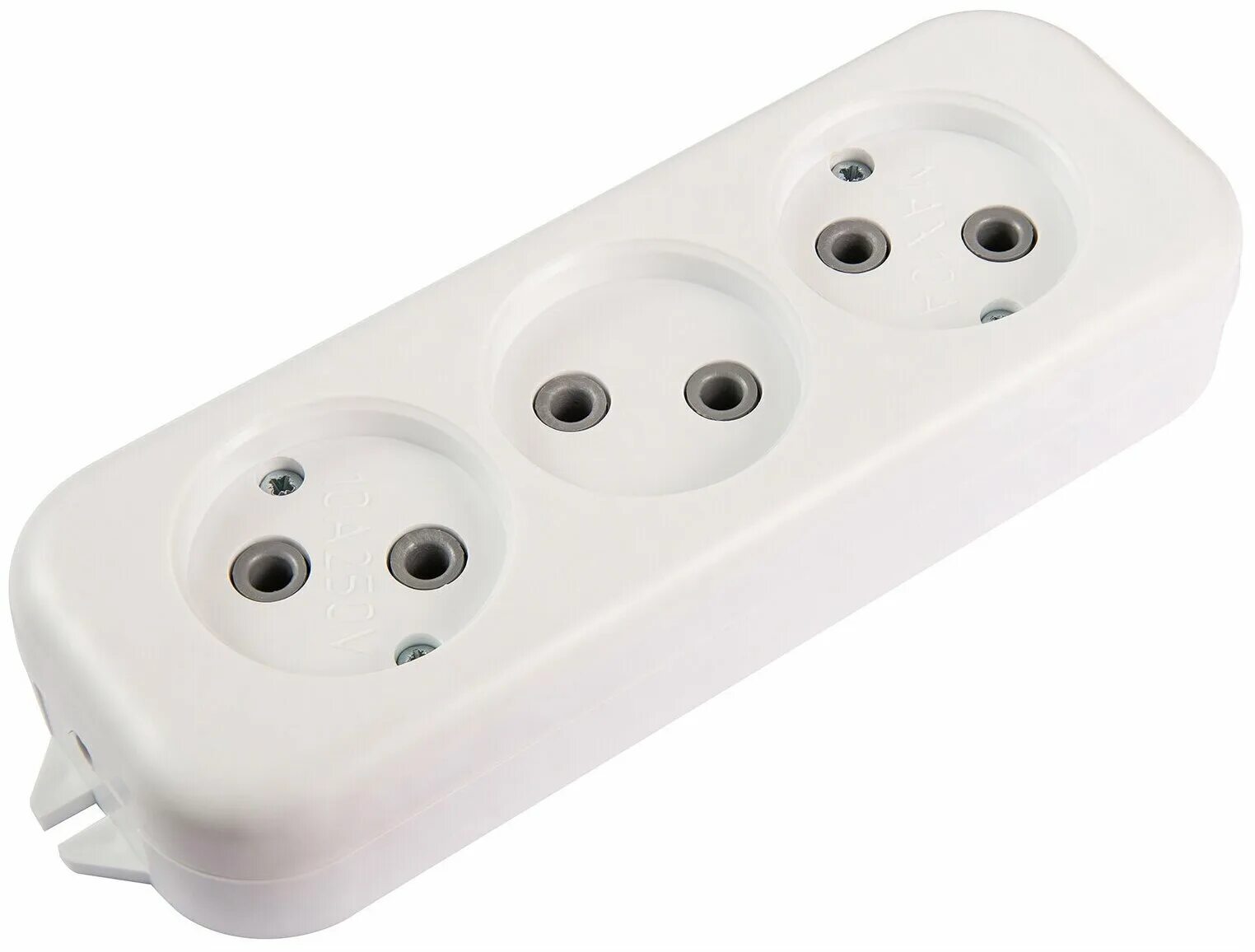 с/з. 10а 250в (белая, корп. колодка 3 гнезда без заземления. колодка 3. Makel колодка 3гн 16а 250в.