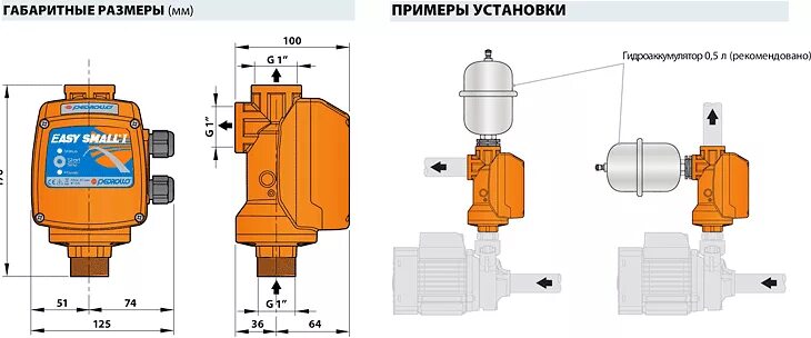 Подключение насоса pedrollo Pedrollo MC 40/70 погружной насос