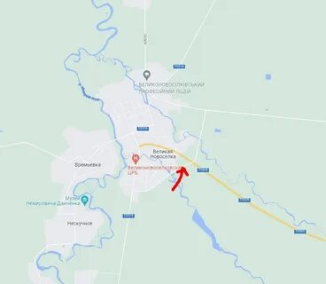 Карта великой новоселовке донецкой