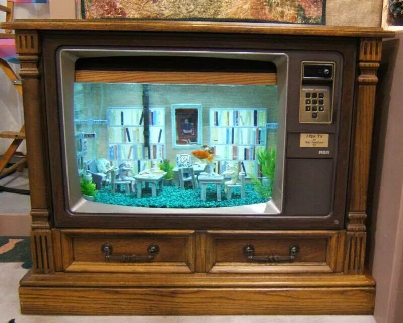 Корпус телевизора купить. Корпус телевизора. Необычные телевизоры. Телевизор в деревянном корпусе. Аквариум телевизор.