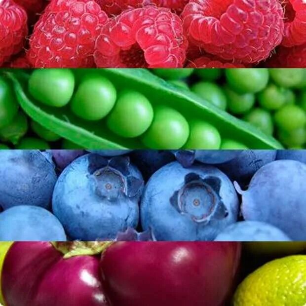 Едим продукты одного цвета. Еда по цветам. Цвета питания. Радужное питание. Разноцветные овощи фото.