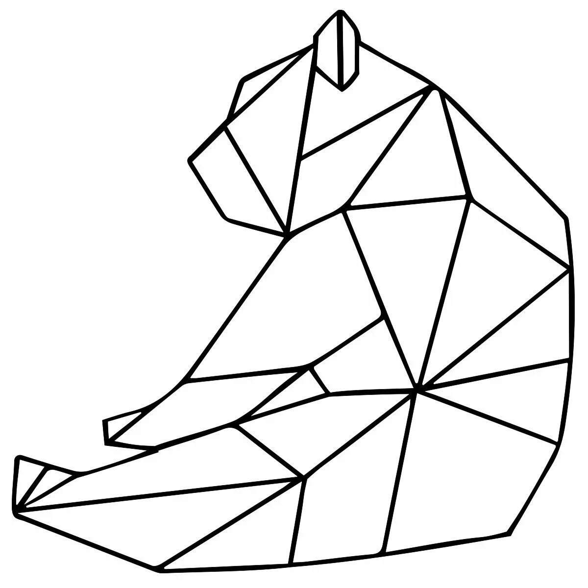Фигура из треугольников нарисовать